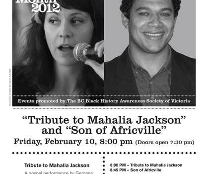 Tribute to Mahalia Jackson and Son of Africville