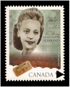 Viola Desmond commemorative stamp