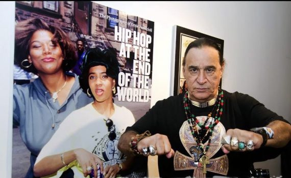 Ernie Panicciolli with one of his latest album covers