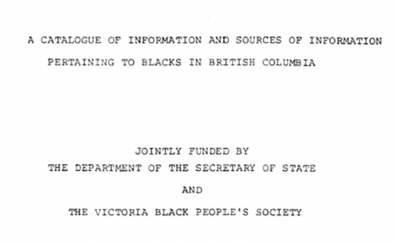 Catalogue cover page