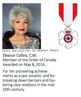 Eleanor Collins - Order of Canada