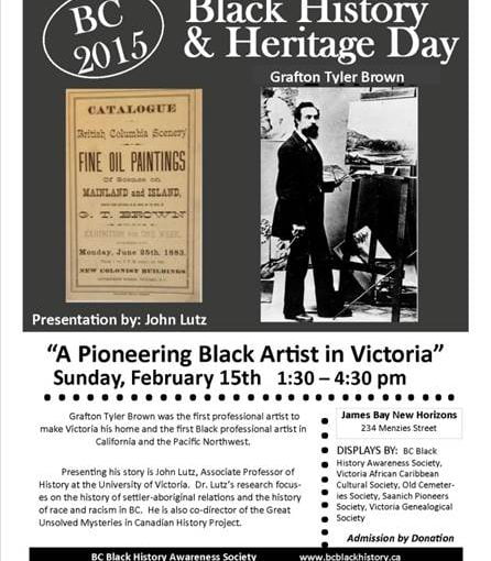 Speaker Dr. John Lutz - Grafton Tyler Brown - Pioneering Black Artist