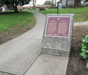 Mifflin Gibbs Commemorative Plaque in Irving Park, Victoria