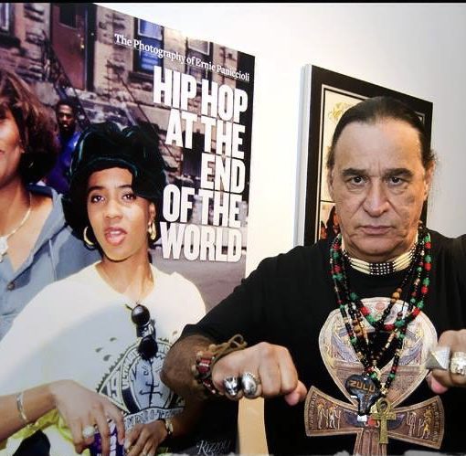 Ernie Panicciolli with one of his latest album covers