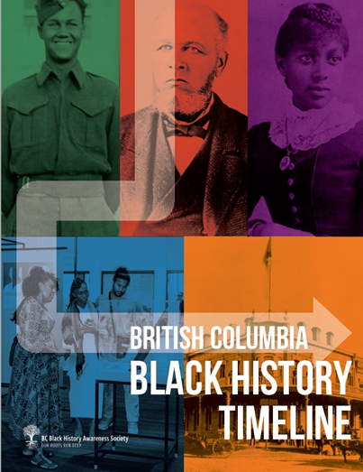 Cover page with various images shaded with green, red, blue, orange, purple